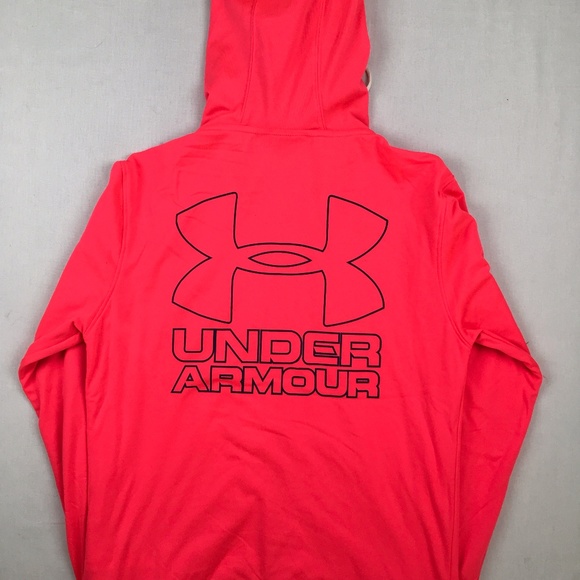 NWT UNDER ARMOUR COLDGEAR ZIP HOODIE CRIMSON BLUE - Picture 4 of 7